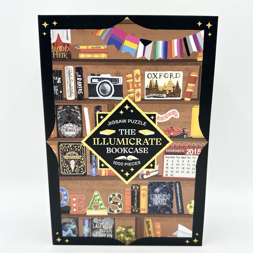 NEW Celebrate 10 Years Of Illumicrate 2026 Book Bookcase Puzzle Olivia Gibbs